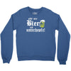 gibt mir bier ich unterhopfe  funny Crewneck Sweatshirt