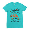 my favorite season is the fall of the patriarchy Ladies Fitted T-Shirt