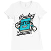 reading is awesome Ladies Fitted T-Shirt