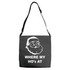 where my hoes Adjustable Strap Totes
