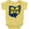 ohio for michigan Baby Bodysuit