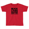 black lives matter! Toddler T-shirt