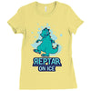 reptar on ice Ladies Fitted T-Shirt