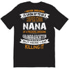 Super Cool Nana Of A Freaking Awesome Granddaughter T-Shirt