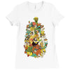 snack pack Ladies Fitted T-Shirt