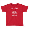 July Girl Toddler T-shirt