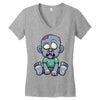 zombie Women's V-Neck T-Shirt