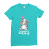 bunny anxiety Ladies Fitted T-Shirt