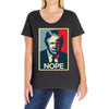 Nope Ladies Curvy T-Shirt