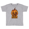 mad halloween pumpkin Toddler T-shirt