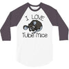 love tube mice 3/4 Sleeve Shirt