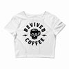 revived by coffee Crop Top