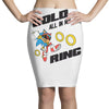 gold all in my ring Pencil Skirts