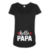 Hello Papa Maternity Scoop Neck T-shirt