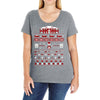 merry x mas you filthy animal Ladies Curvy T-Shirt