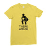 product square Ladies Fitted T-Shirt