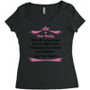 Dear Daddy, Thanks for Being my Dad Baby Boy Letter to Father Women's Triblend Scoop T-shirt