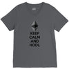 Keep Calm And Hodl Ethereum V-Neck Tee