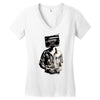 stereo head Women's V-Neck T-Shirt
