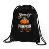sweet as pumpkin pi Drawstring Bags