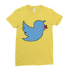 boy bird Ladies Fitted T-Shirt