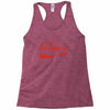 enjoy cocaine funny gray Racerback Tank