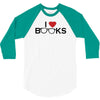 i love books 3/4 Sleeve Shirt