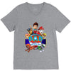 paw patrol birthday boy dad V-Neck Tee