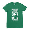 introverts Unite Separately in Your Own Homes Ladies Fitted T-Shirt