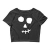 face skull Crop Top
