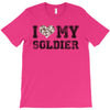 i love my soldier hunter camouflage T-Shirt
