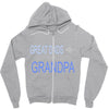 get promoted to grandpa Zipper Hoodie