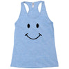smiley face funny t shirt be happy love smile tee s 3xl Racerback Tank