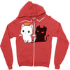 purr evil Zipper Hoodie