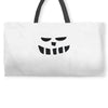 smiling teeth pumpkin face Weekender Totes