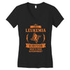 I am a Leukemia Cancer Survivor - What's Your Superpower? Women's V-Neck T-Shirt