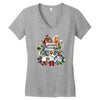 rand theft mario Women's V-Neck T-Shirt