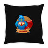 TWITTER MAN Throw Pillow