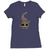 cute cat Ladies Fitted T-Shirt