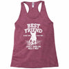Best Friend Pug Racerback Tank