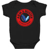 arm and buster Baby Bodysuit