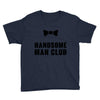 Handsome Man Club Bow Tie Youth Tee