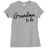 grandma to be Ladies Fitted T-Shirt