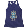 wind up cyberman Racerback Tank
