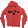 sagittarius zodiac rose Zipper Hoodie