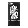 wibbly wobbly timey wimey talk whovian to me iPhone 7 Case