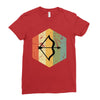vintage sagittarius Ladies Fitted T-Shirt