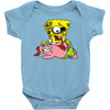 zombie spongebob Baby Onesie