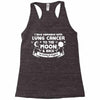I Love Someone with Lung Cancer to The Moon and Back to Infinity Racerback Tank