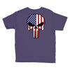 skull u.s.a. back Youth Tee